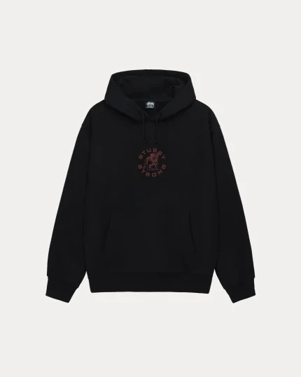 Stussy Strong Mac Black Hoodie