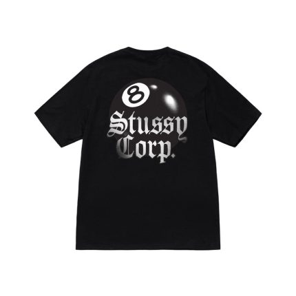 Stussy 8 Ball Corp Black Tee