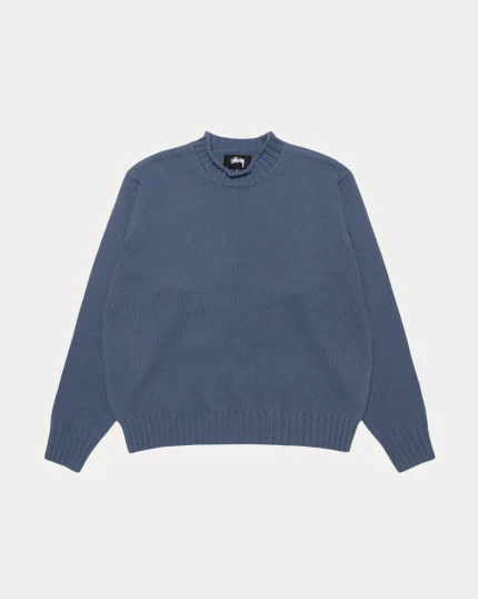 Stussy Surfman Mock Blue Sweatshirt