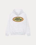 Stussy Legacy Oval Ash Heather Hoodie