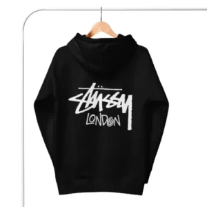 Stussy London Black Hoodie