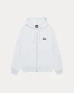Basic Stussy Zip Hoodie