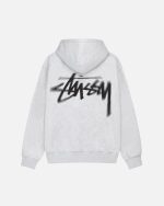 Dizzy Stussy Hoodie – Grey