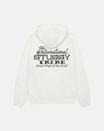 IST Stussy Tribe Pigment White Hoodie