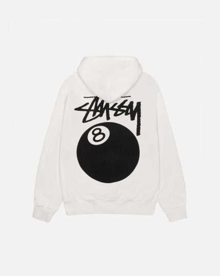 TUSSY 8 BALL HOODIE PIGMENT DYED