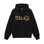 STUSSY STU C. HOODIE BLACK