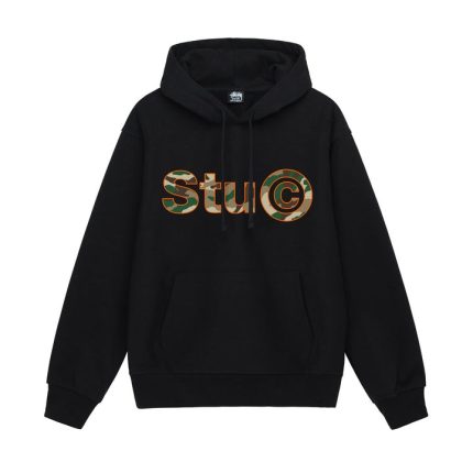 STUSSY STU C. HOODIE BLACK