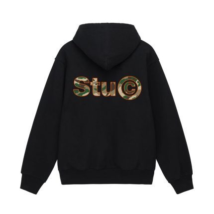 STUSSY STU C. HOODIE BLACK