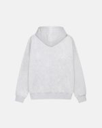 STUSSY THERMAL STOCK HOODIE GREY