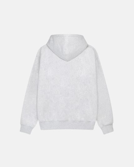 STUSSY THERMAL STOCK HOODIE GREY