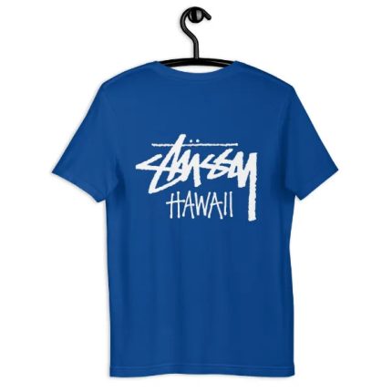 Stussy Hawaii T Shirt Blue
