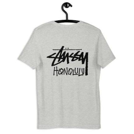 Stussy Honolulu Grey T Shirt