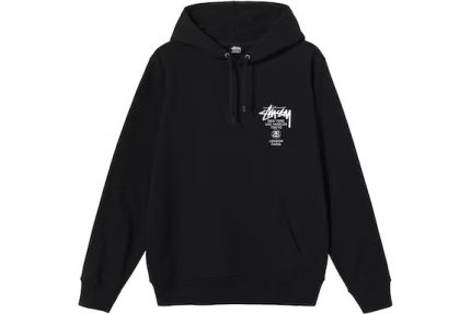 Stussy World Tour Hoodie Black