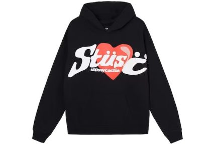 Stussy x CPFM Heart Hoodie Black