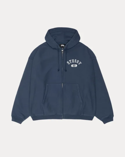 SYUSSY VARSITY ZIP HOODIE