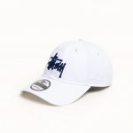 Stussy Basic Strapback Cap White