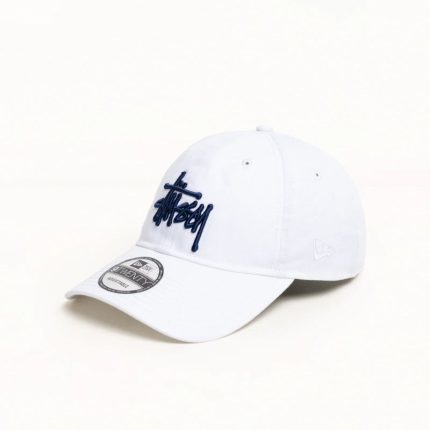 Stussy Basic Strapback Cap White