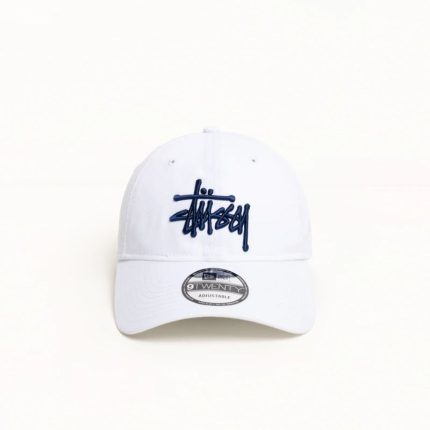 Stussy Basic Strapback Cap White