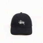 Stussy Canvas Cap Black
