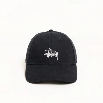 Stussy Canvas Cap Black