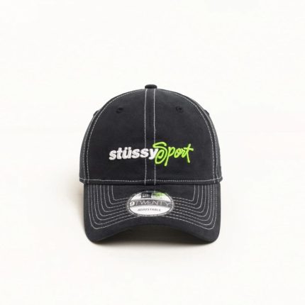 Stussy Sport Strapback Cap Black