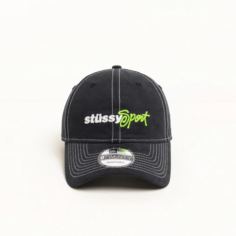 Stussy Sport Strapback Cap Black Stussy Sport Strapback Cap Black